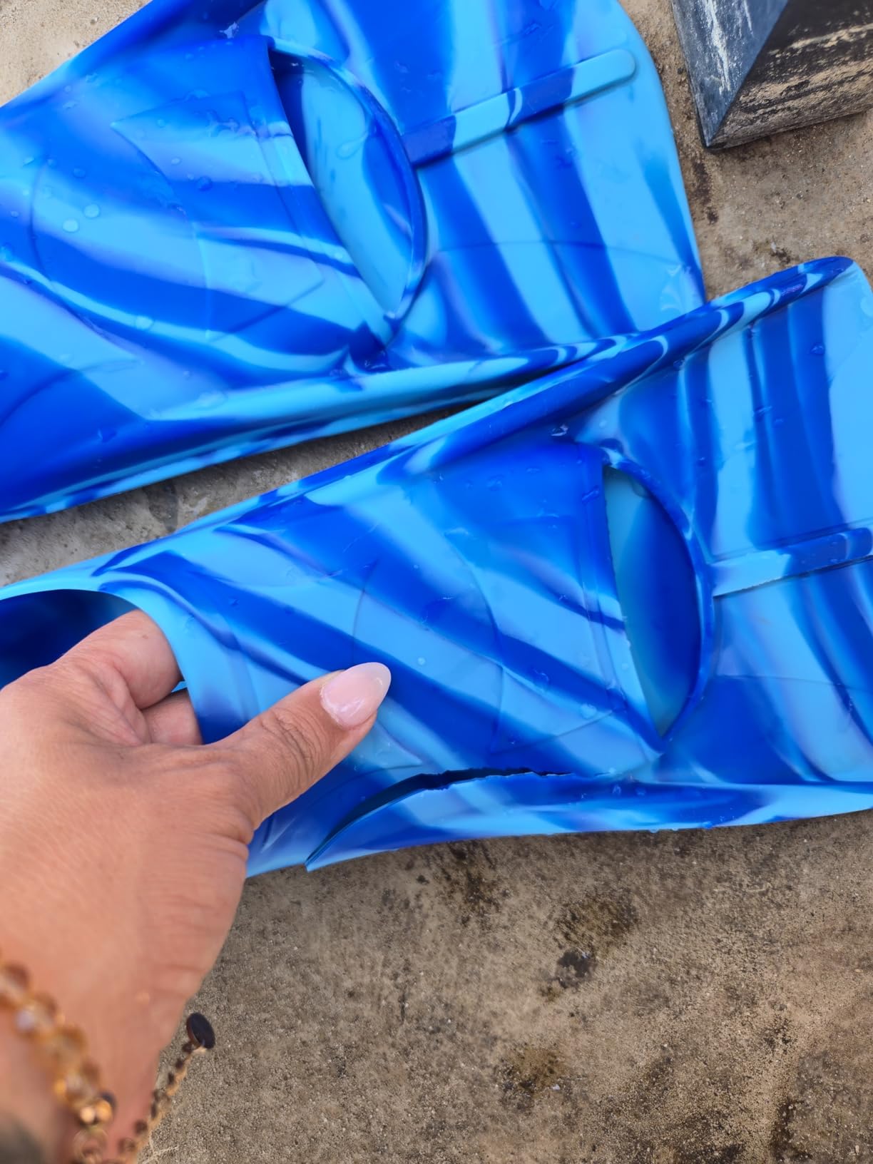 Comfortable Flexible Silicone Training Swim Fins customer photo 2