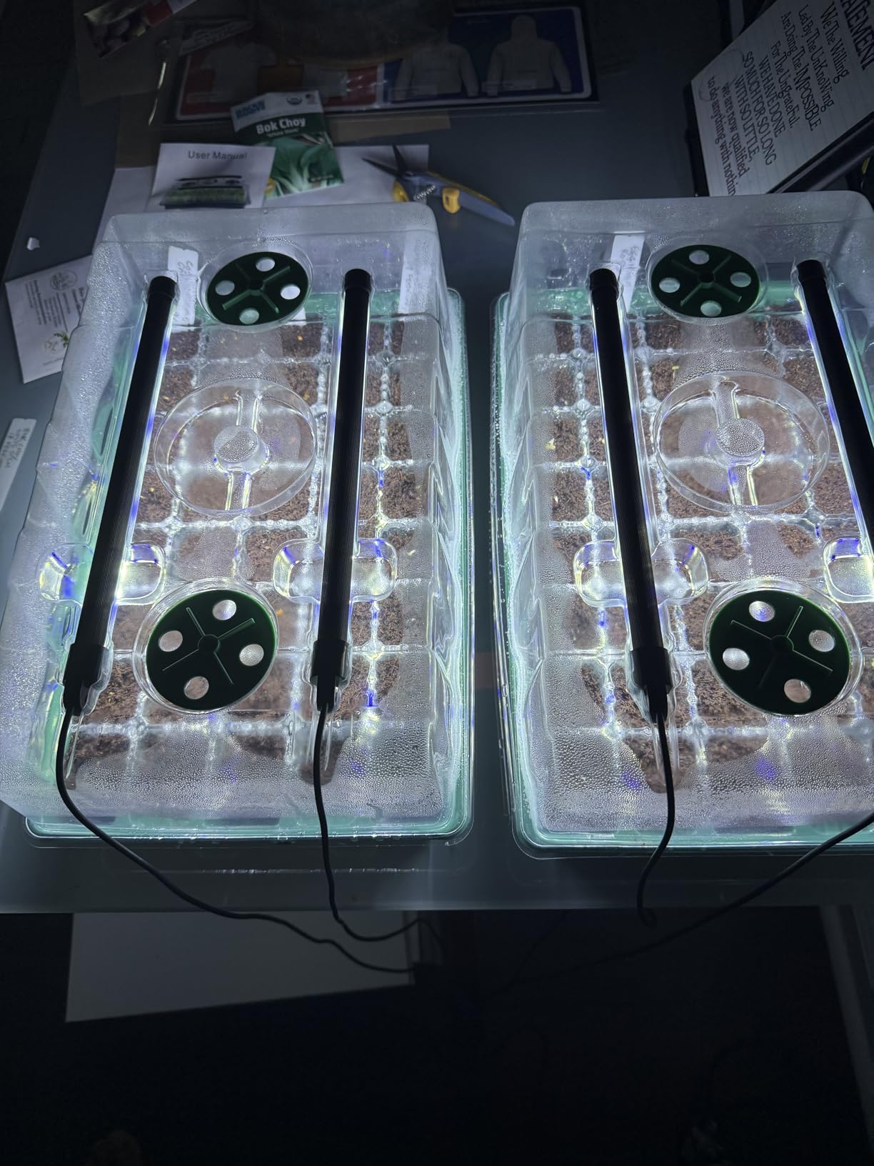 Sondiko Seed Starter Tray with Grow Light, Heated Seed Starter Kit customer photo 1