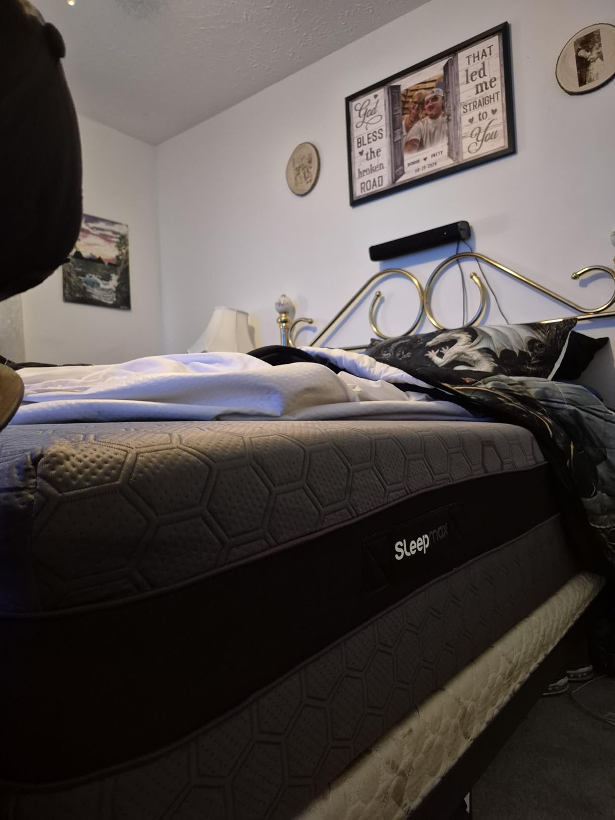 Sleepmax Queen Mattress 14 Inch, Cooling Hybrid Mattress, 365-Night Trial | Ergonomic Pressure Relief & Spine Alignment, Recovery-Grade Deep Sleep Bed in a Box, 365-Night Trial & Forever Warranty customer photo 1