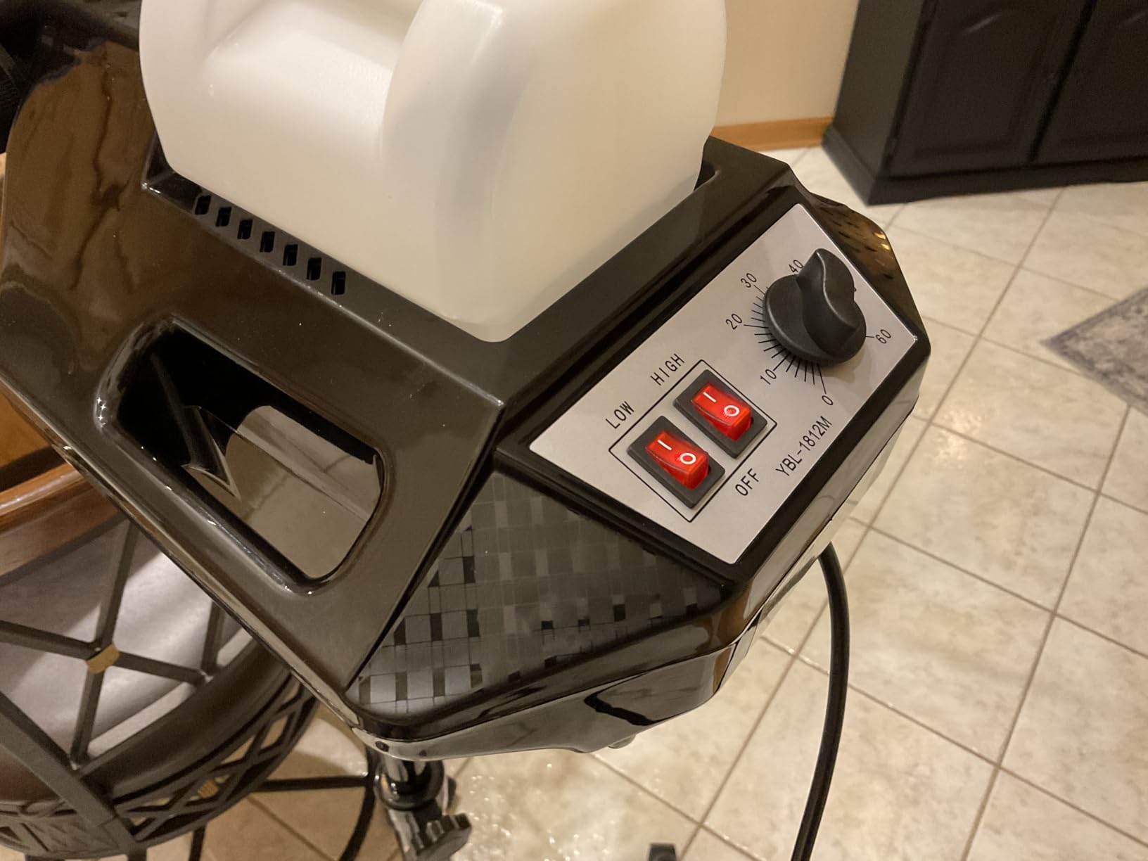 Salon Professional Standing Black Hooded Hair Steamer,deep Conditioning spa customer photo 1