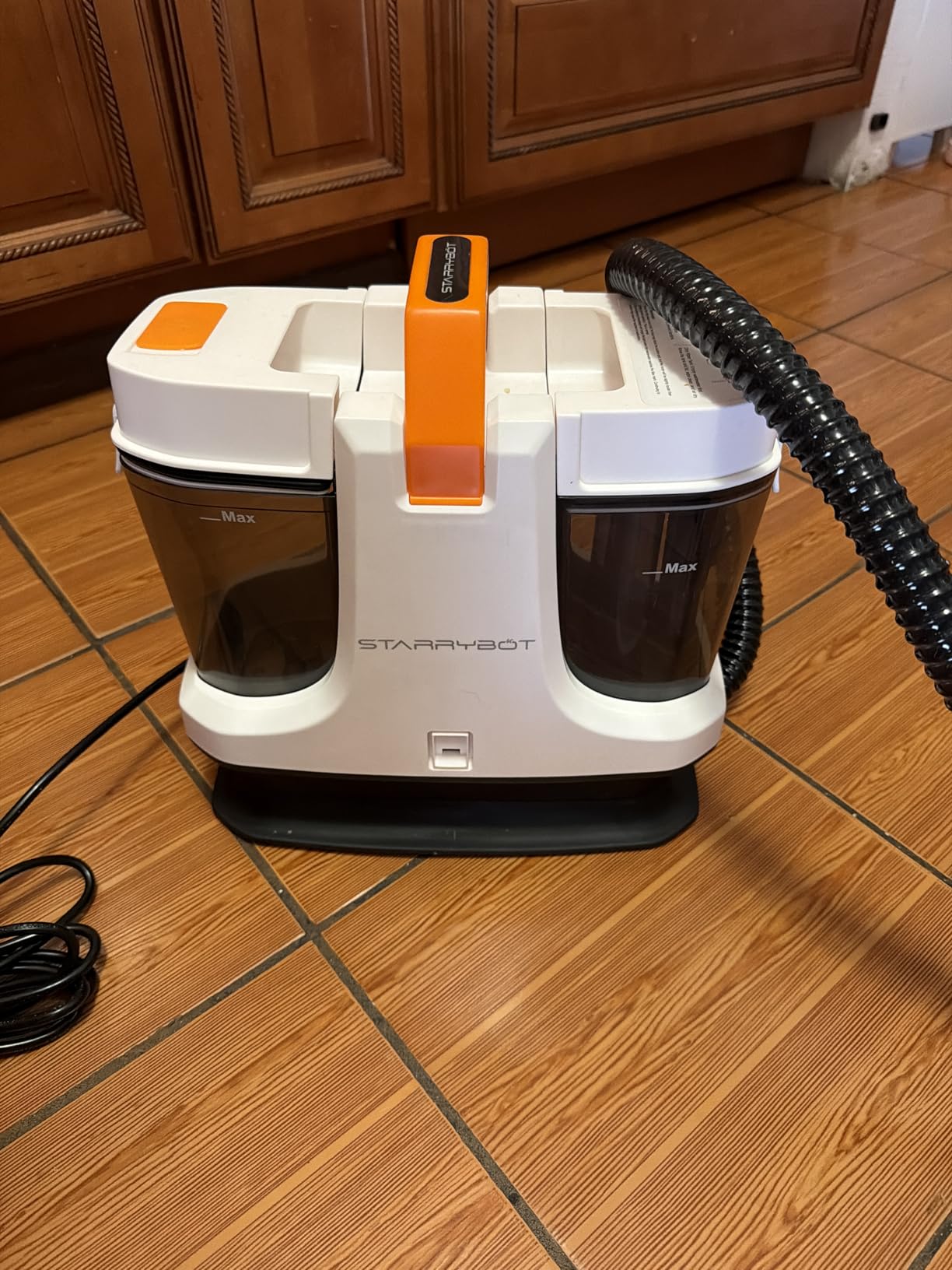 Starrybot Upholstery Cleaner Machine, 18Kpa Pet Stain Extractor(white) customer photo 2