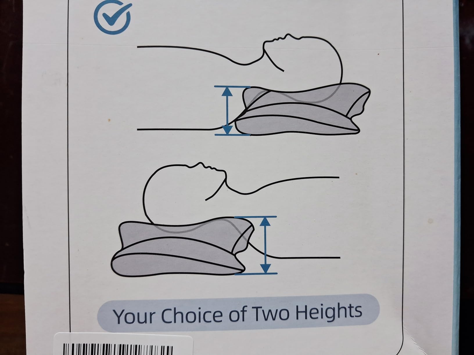BDEUS Ergonomic Cervical Pillow for Side Sleepers, 2-in-1 Contour Orthopedic Memory Foam Pillow for Neck Shoulder Pain Relief, Sleep Apnea, Anti Snore, Pillow with Arm Rest, Head Cradle, Grey customer photo 1