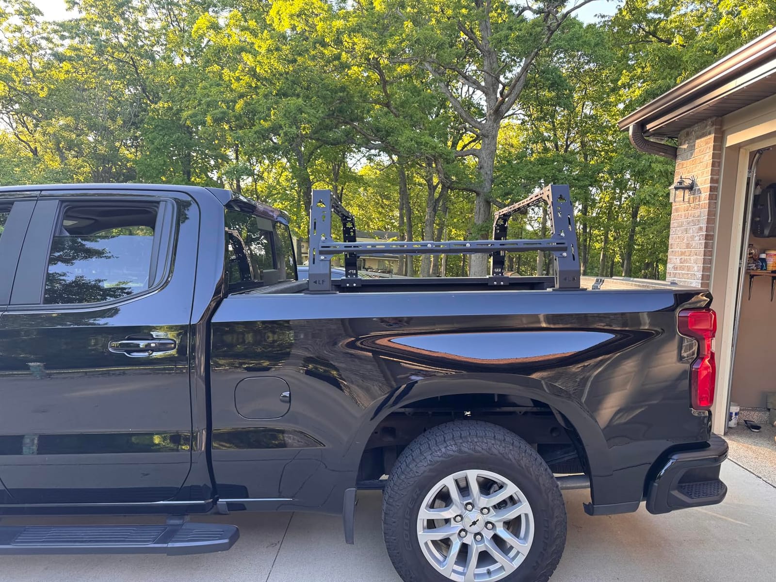 TRUMGETA Overland Truck Bed Rack for Full-Size Pickups, Adjustable Height | 18.8