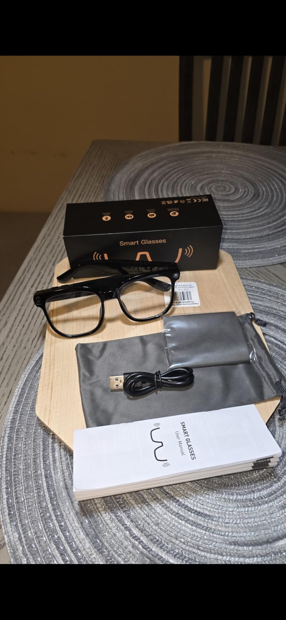 AI Smart Glasses with Camera, 4K Video, Real-Time Translation, AI Assistant customer photo 2