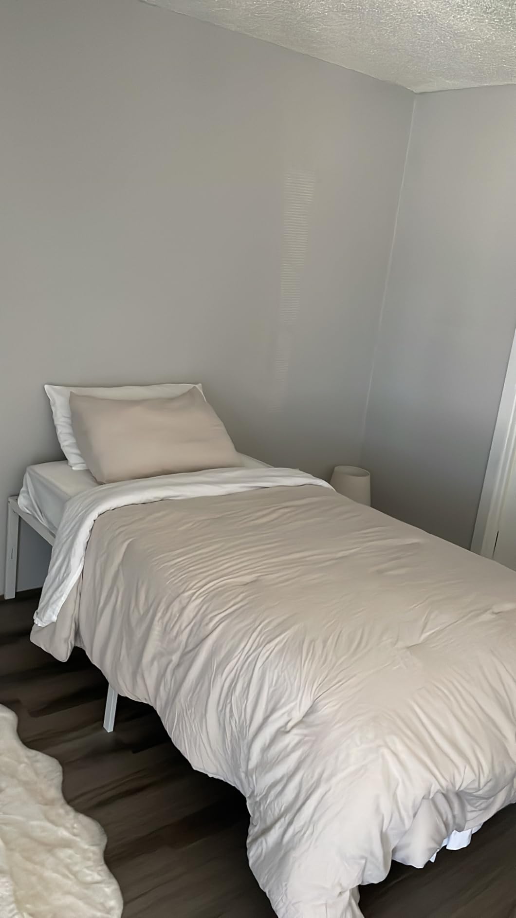 Allewie Queen Bed Frame, 18 Inch Metal Beds with Storage Space, White | Heavy-Duty Metal Platform Beds, Large Under-Bed Storage Space, No Box Spring Needed, Easy Assembly customer photo 2