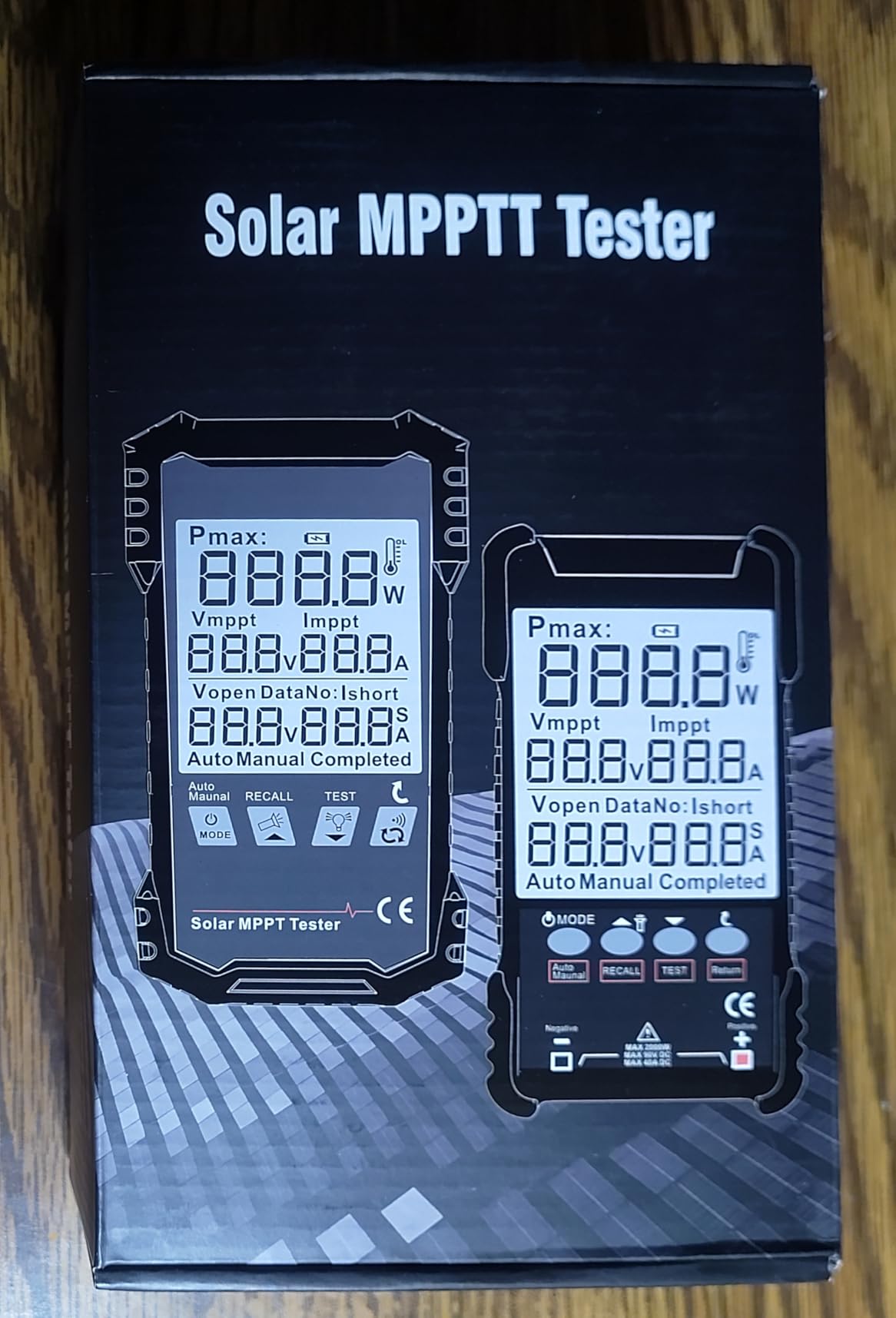 XUNTOP 2000W Solar Panel Tester with Overcurrent Overvoltage Reverse Polarity Protect 90V 40A Photovoltaic Multimeter for Pmax Vmp Amp Voc Lsc MPPT Meter with Auto Data Hold for Solar PV Testing customer photo 1
