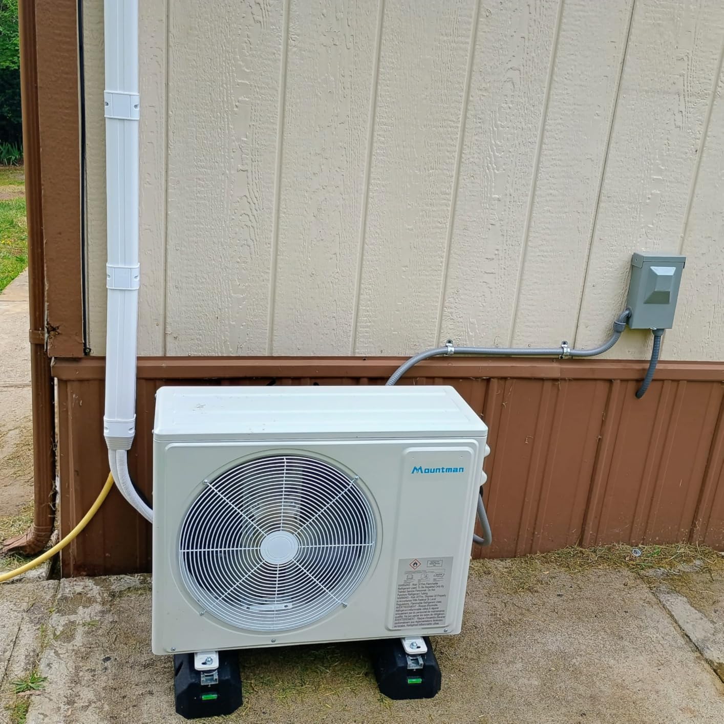 Mountman 12000BTU Mini Split AC/Heating System, 19SEER2 230V Energy Efficient Mini Split Air Conditioner with Heat Pump, Cools Up to 750sq.ft, Ductless Inverter AC Unit with Pre-Charged Condenser customer photo 1