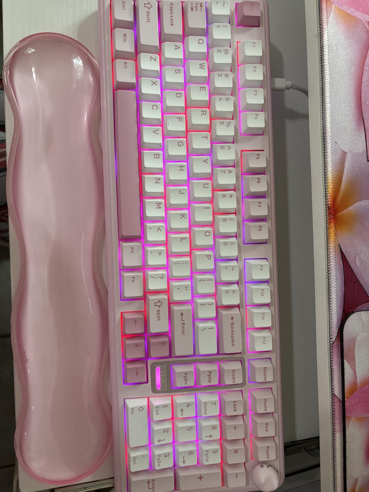 YUNZII B98 PRO 96% Wireless Mechanical Keyboard (Black, Milk Switch) | QMK/VIA, with Numpad, Dual-Style Knob Design, Creamy Pre-Lubed Switches, Hot Swap, Gasket Mount, RGB for Gaming/Win/Mac customer photo 2