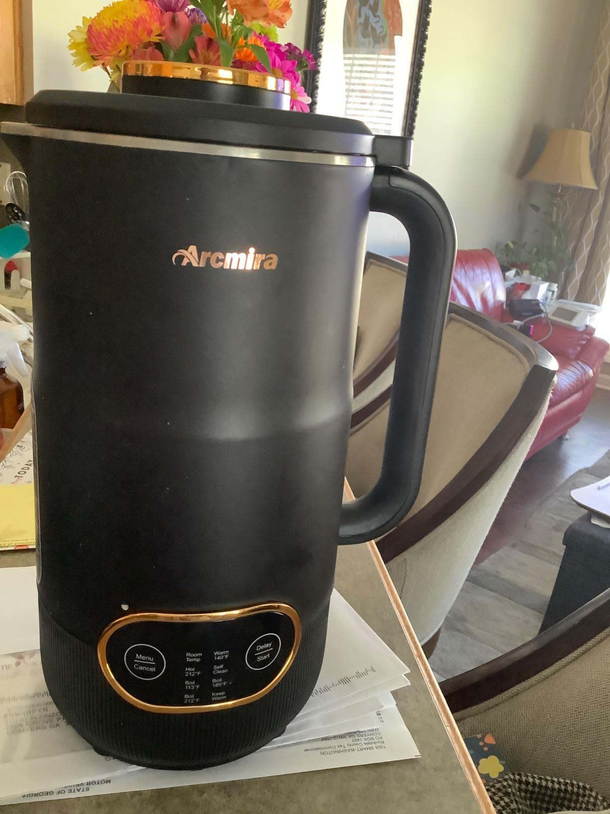 Arcmira 8 in 1 Nut Milk Maker Machine, 35oz Soy Milk Maker with 8 Blades customer photo 2