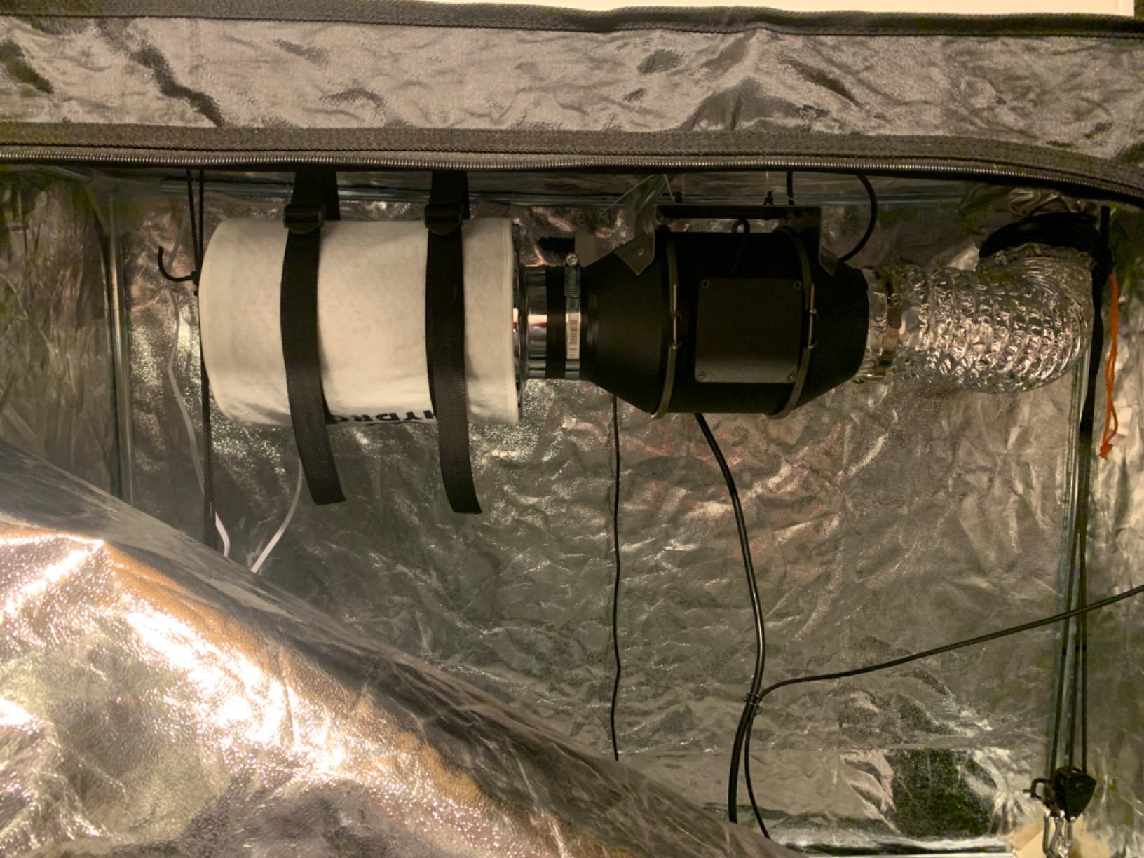 3x3 Grow Tent Kit Complete System with WiFi App Control, 1680D Oxford Canvas, Black, Indoor Plant Growing Enclosure customer photo 1