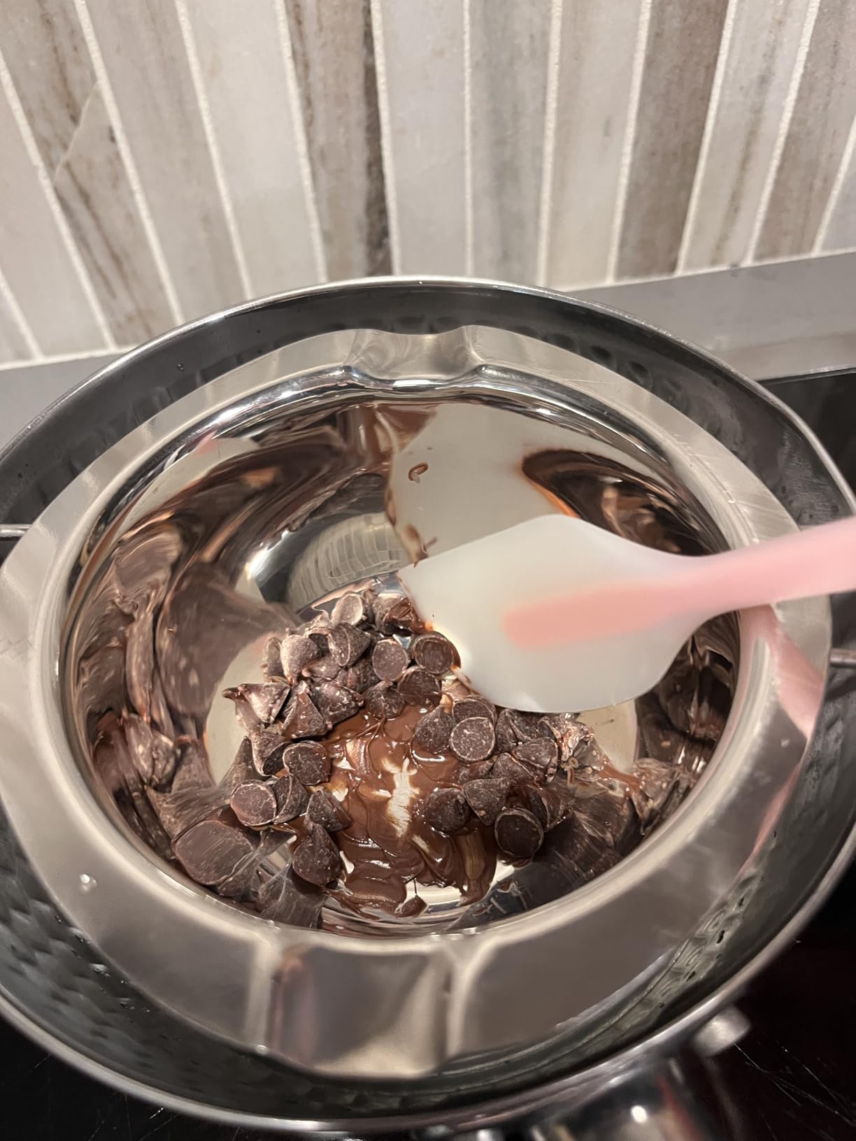 Chocolate Tempering Machine - Commercial Chocolate Melting Machine w/ 9L Capacity and 86-185℉ Temp Control, 1200W Professional Heated Chocolate Melter w/Stainless Steel Body, 110V,2 Tanks customer photo 1