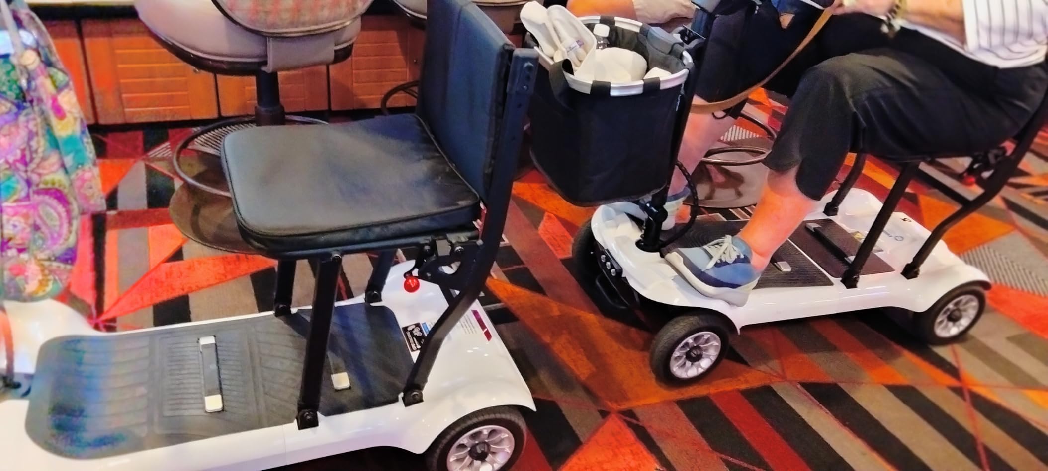 PAISEEC D3 Ultra Light Mobility Scooter for Seniors, 39.7lbs, TSA Approved customer photo 1
