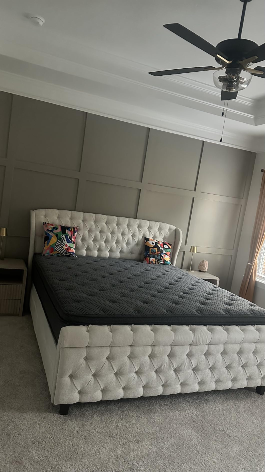 inight Full Size Mattress, 12 Inch Firm Hybrid, Cooling Foam Pocket Coil | Firm, heavy-duty support. A reinforced coil core resists sagging while cooling foam supports the body and aligns the spine customer photo 2