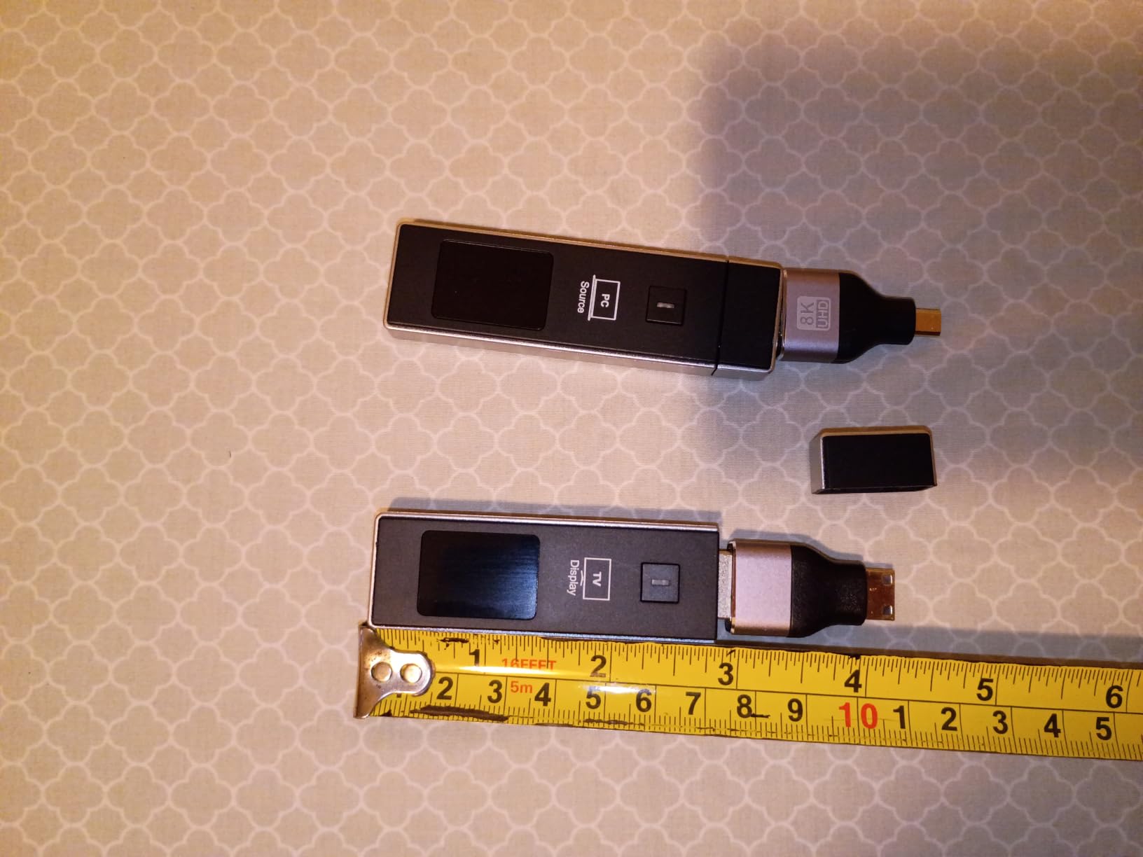 2026 New Wireless HDMI Transmitter and Receiver, 360FT/110M Extender 4K Decode 1080P@60Hz Output with LED Display, Plug&Play 5.8+2.4G Streaming Video/Audio from PC/Laptop/TV Box to Monitor customer photo 1