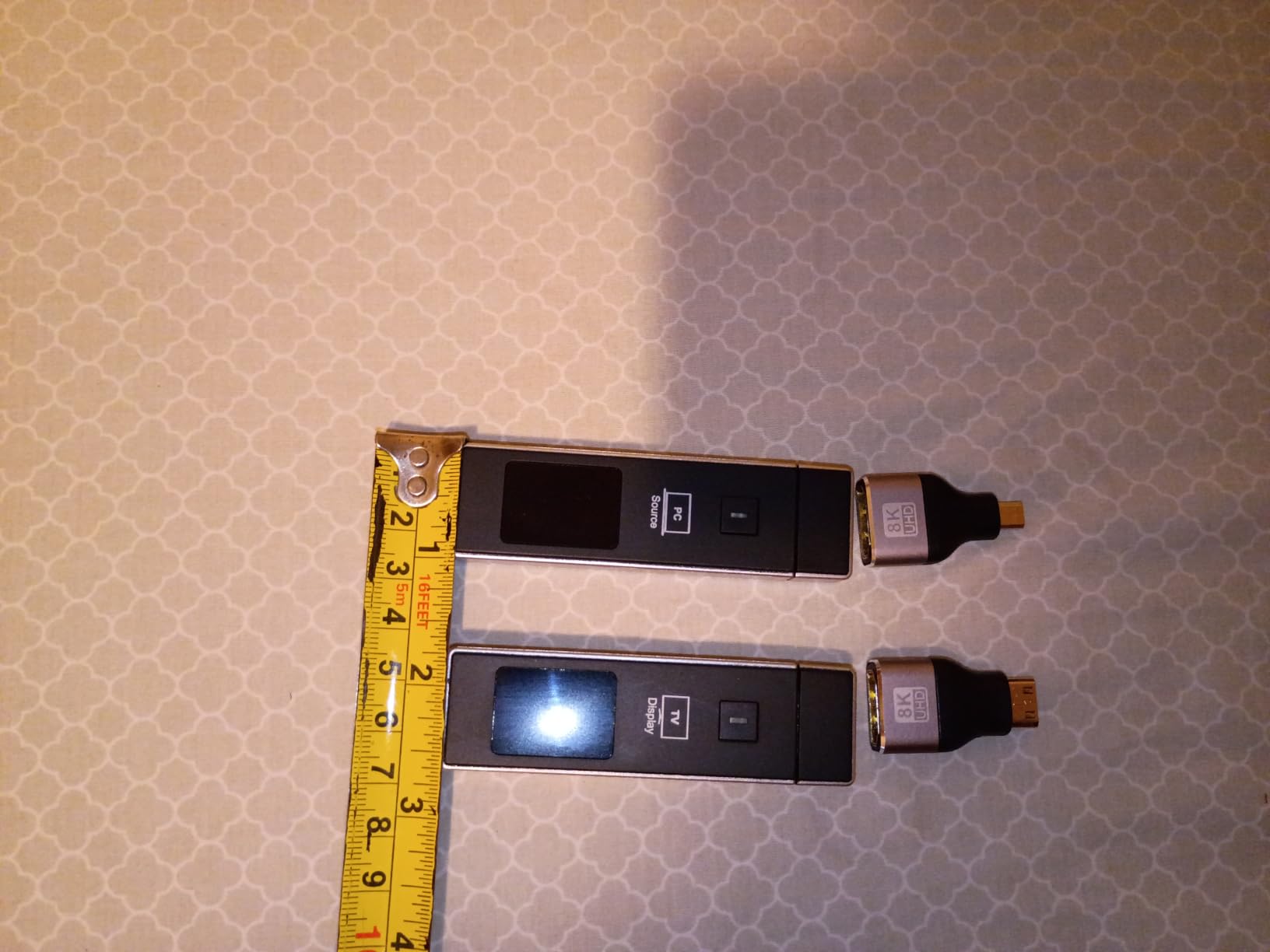 2026 New Wireless HDMI Transmitter and Receiver, 360FT/110M Extender 4K Decode 1080P@60Hz Output with LED Display, Plug&Play 5.8+2.4G Streaming Video/Audio from PC/Laptop/TV Box to Monitor customer photo 2
