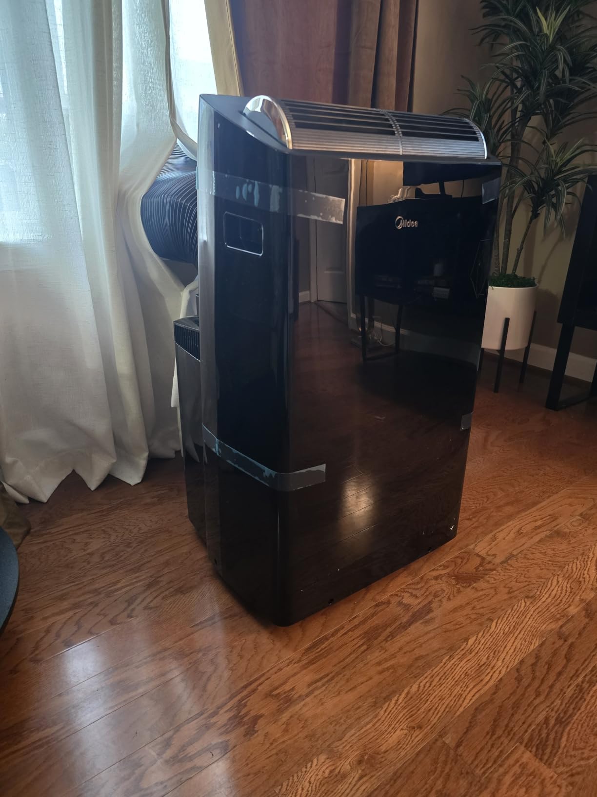 Midea Duo 14,000 BTU Portable Air Conditioner, Inverter Ultra Quiet | 12,000 BTU SACC High Efficiency Inverter Portable AC, Cools up to 550 Sq. Ft. Smart & Remote Control, Alexa/Google Assistant customer photo 1