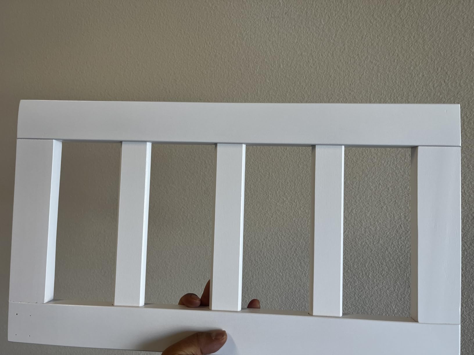 Giantex Full Size Montessori Floor Bed with LED Lights, 2-in-1 Wooden House Bed Frame with Safety Guardrails, Storage Compartments & Shelf, No Box Spring Needed, Without Slats, Grey customer photo 2