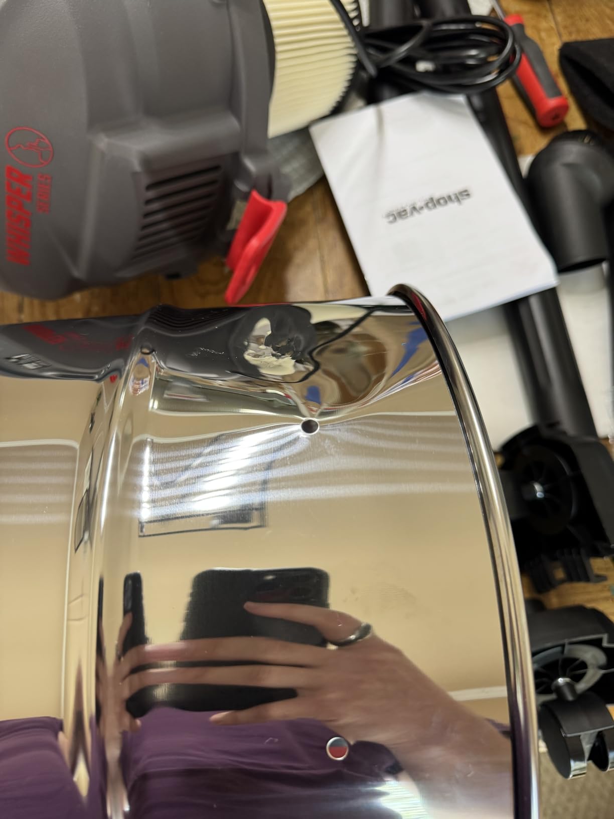 Shop-Vac 5 Gallon Ultra Quiet Shop Vacuum Wet and Dry, 4.5 Peak HP, 5430542 customer photo 1
