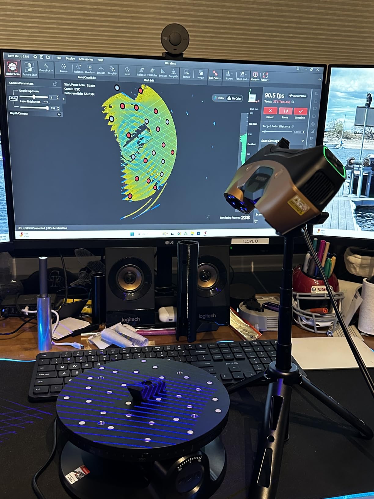 Revopoint MetroY Ultra 3D Scanner, Up to 90 FPS, for 3D Printing, CMM customer photo 1