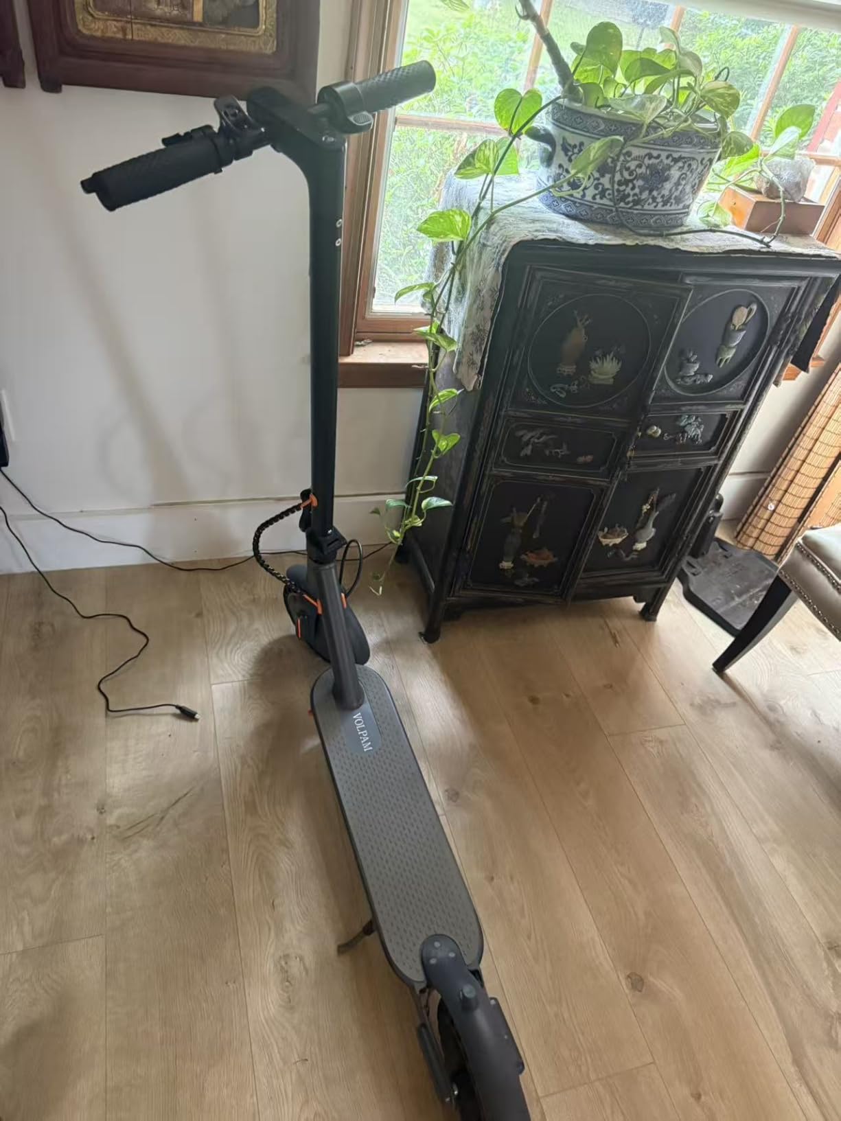VOLPAM Electric Scooter, 350W/500W Motor, Long Range 15/17/21/28Miles, 19 Mph Top Speed customer photo 1