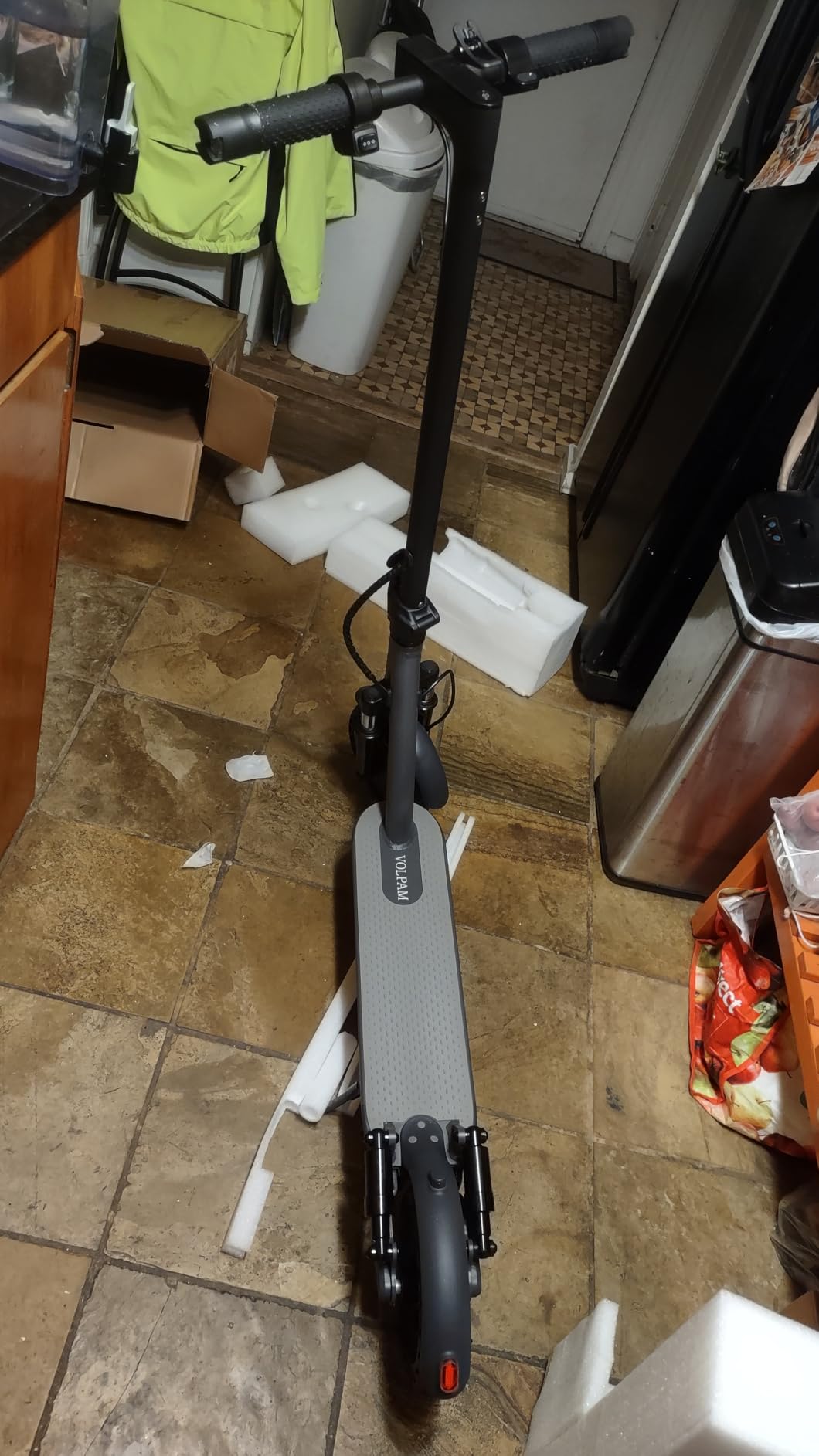 VOLPAM Electric Scooter, 350W/500W Motor, Long Range 15/17/21/28Miles, 19 Mph Top Speed customer photo 2