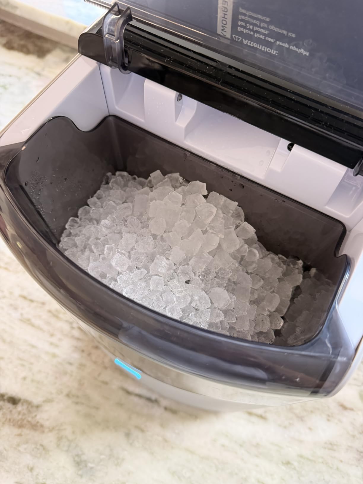 Euhomy Countertop Nugget Ice Maker, 35lbs Daily Sonic Crushed Ice Machine customer photo 1