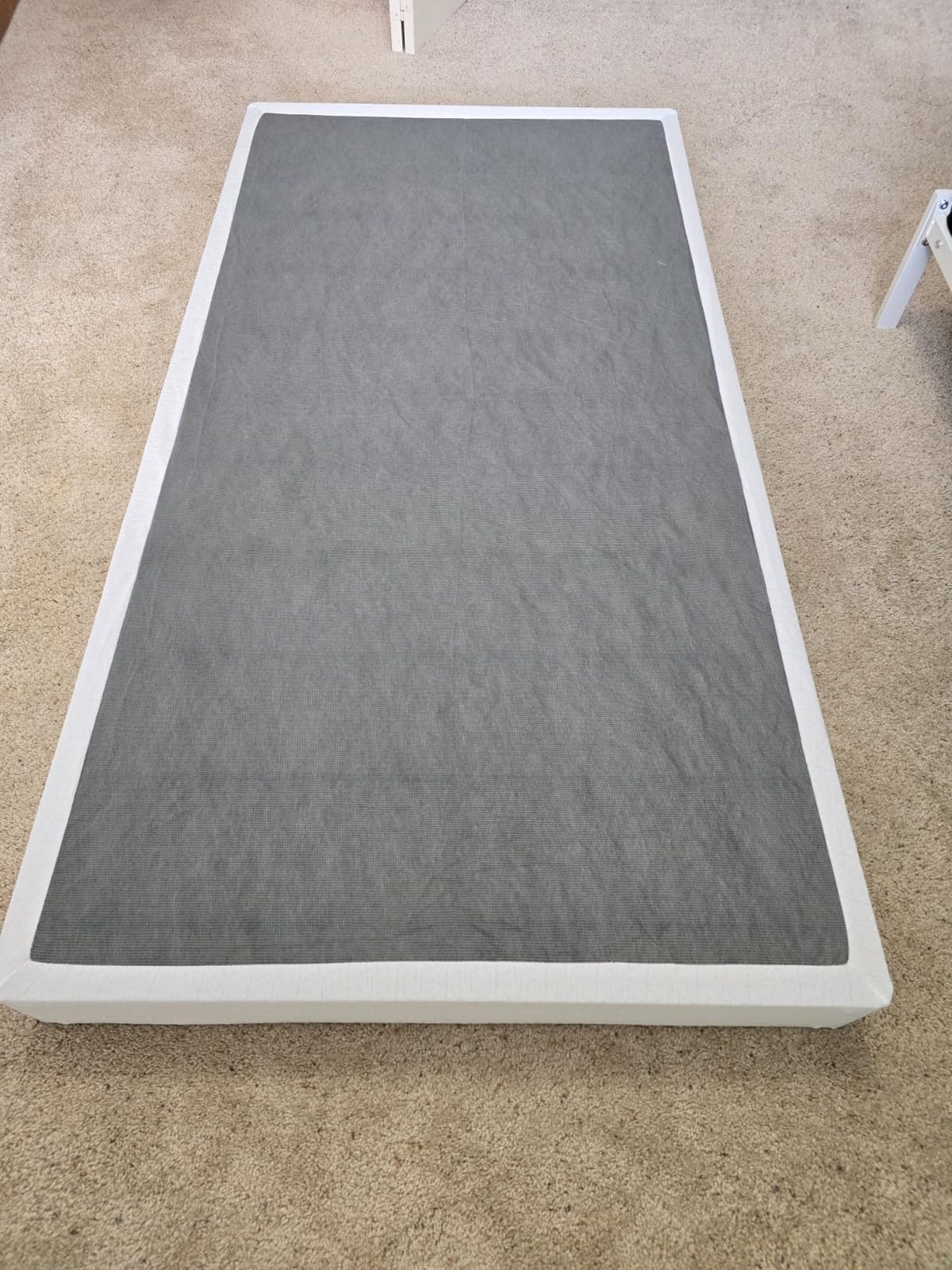 Queen Bed Frame 7 Inch Heavy Duty Basics Metal for Box Spring and Mattress | Heavy Duty 9-Leg Base, Noise-Free, Tool-Free and Easy Assembly, Black customer photo 1
