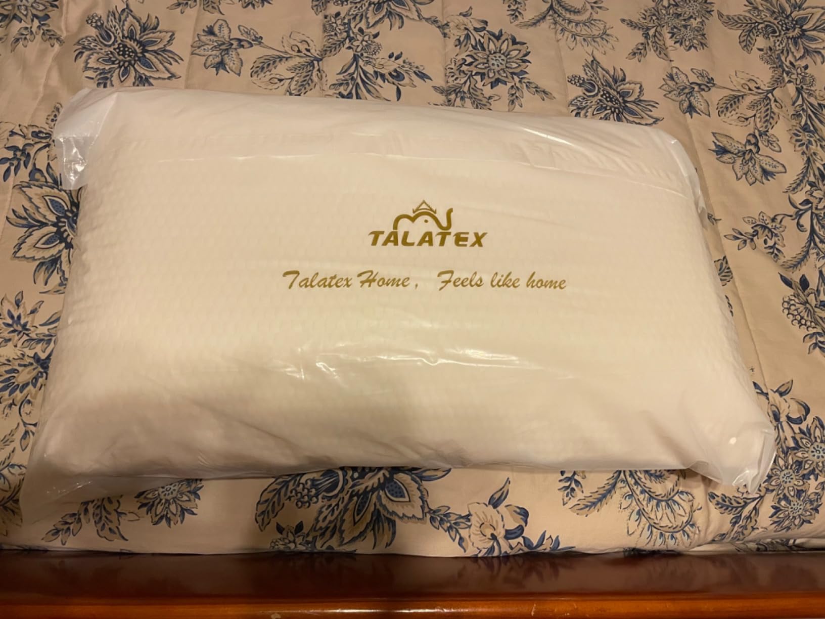 Talatex Premium 100% Natural Talalay Latex Pillow, for Side & Back Sleepers | PureFusion Talalay Latex offers Breathable Pressure Relief, Responsive Support, and a Removable, Washable Tencel Cover customer photo 2