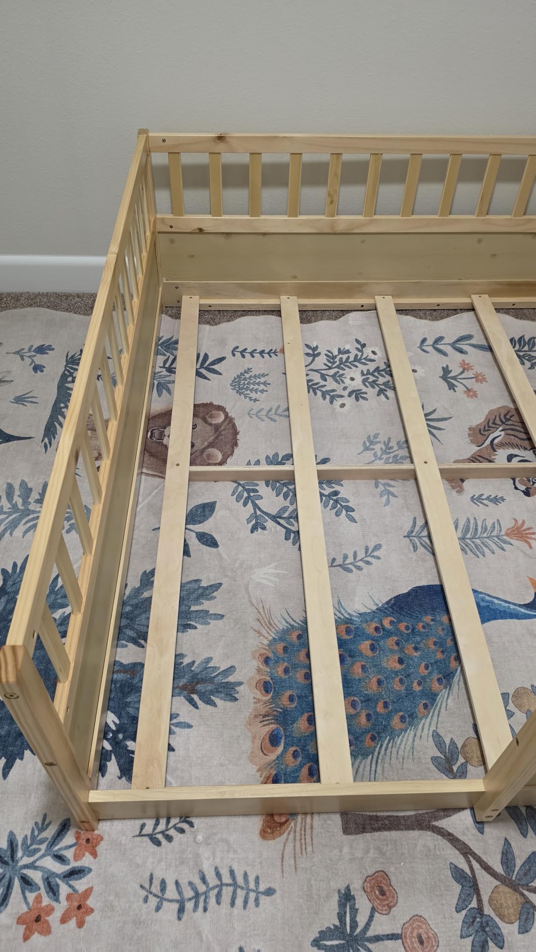 Bellemave Queen Floor Bed Frame with 21.4