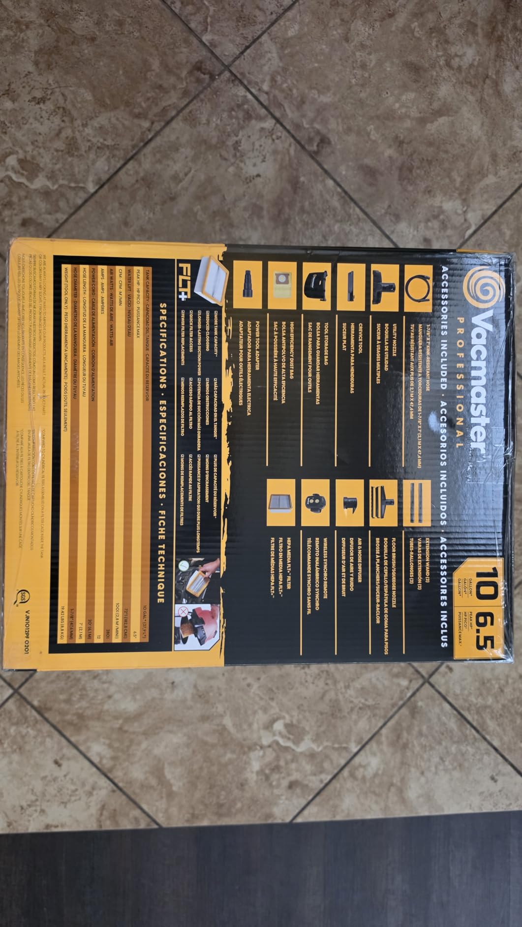 Vacmaster Professional Beast VJN1012PF 0201 FLT+10-Gal Wet/Dry Vac Synchro customer photo 2