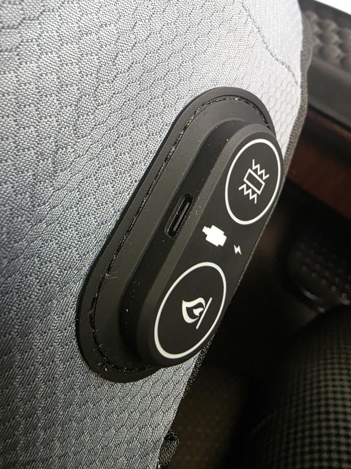 2-in-1 Rechargeable Heated Seat Cushion with Vibration Massager customer photo 2