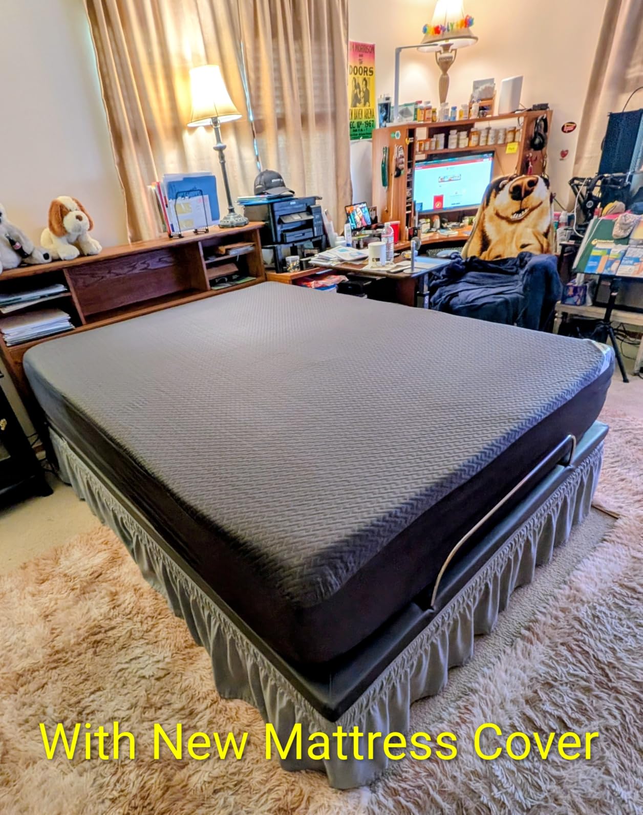 Sweetnight CoolNest Pro 14 in Queen Memory Foam Mattress, Advanced Cooling customer photo 1
