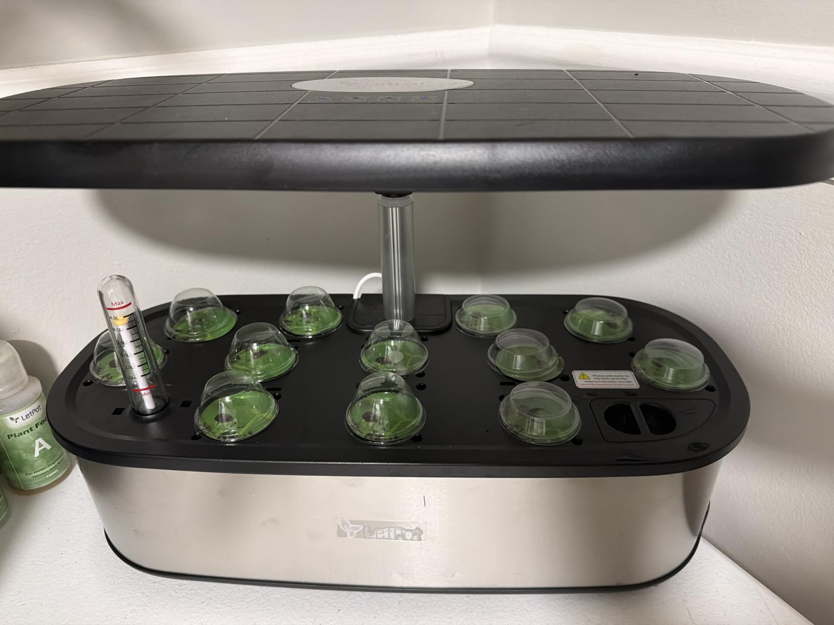 LETPOT LPH-Max 21-Pod Hydroponic Growing System Kits, Smart Indoor Garden with APP & WiFi Control, Auto Watering & Nutrient Supply, 36W Full Spectrum LED Grow Light, 7.5L Tank, Up to 30