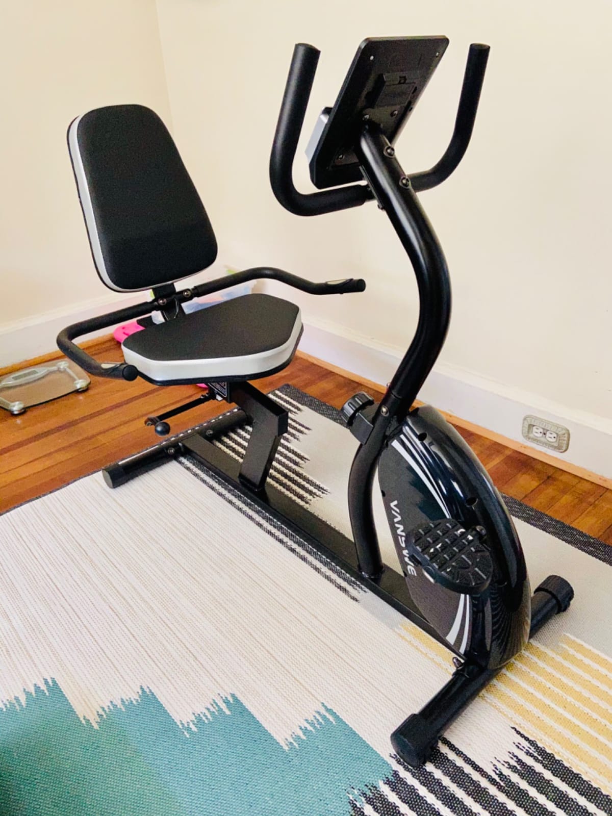 VANSWE Recumbent Exercise Bike for Home Seniors with 380 LB Weight Capacity customer photo 1