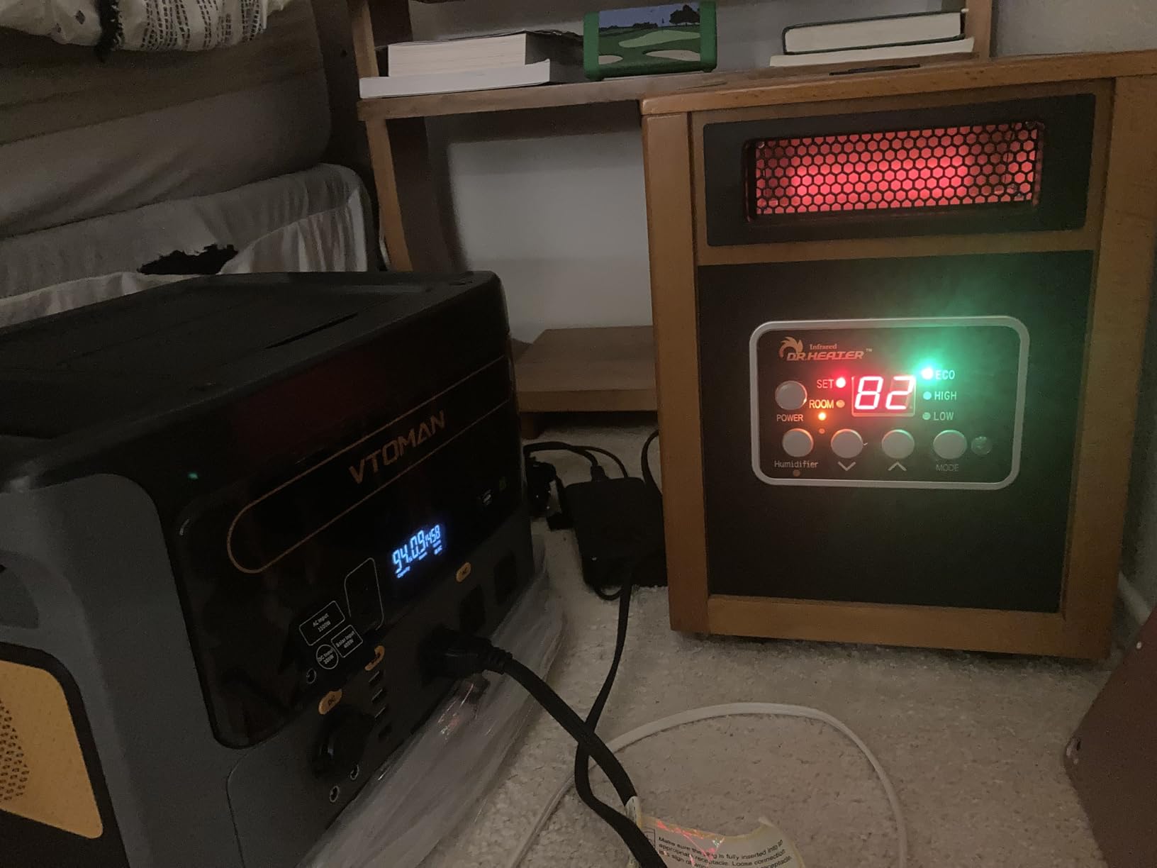 VTOMAN FlashSpeed 1000 Portable Power Station, 828Wh LiFePO4, 1000W customer photo 1