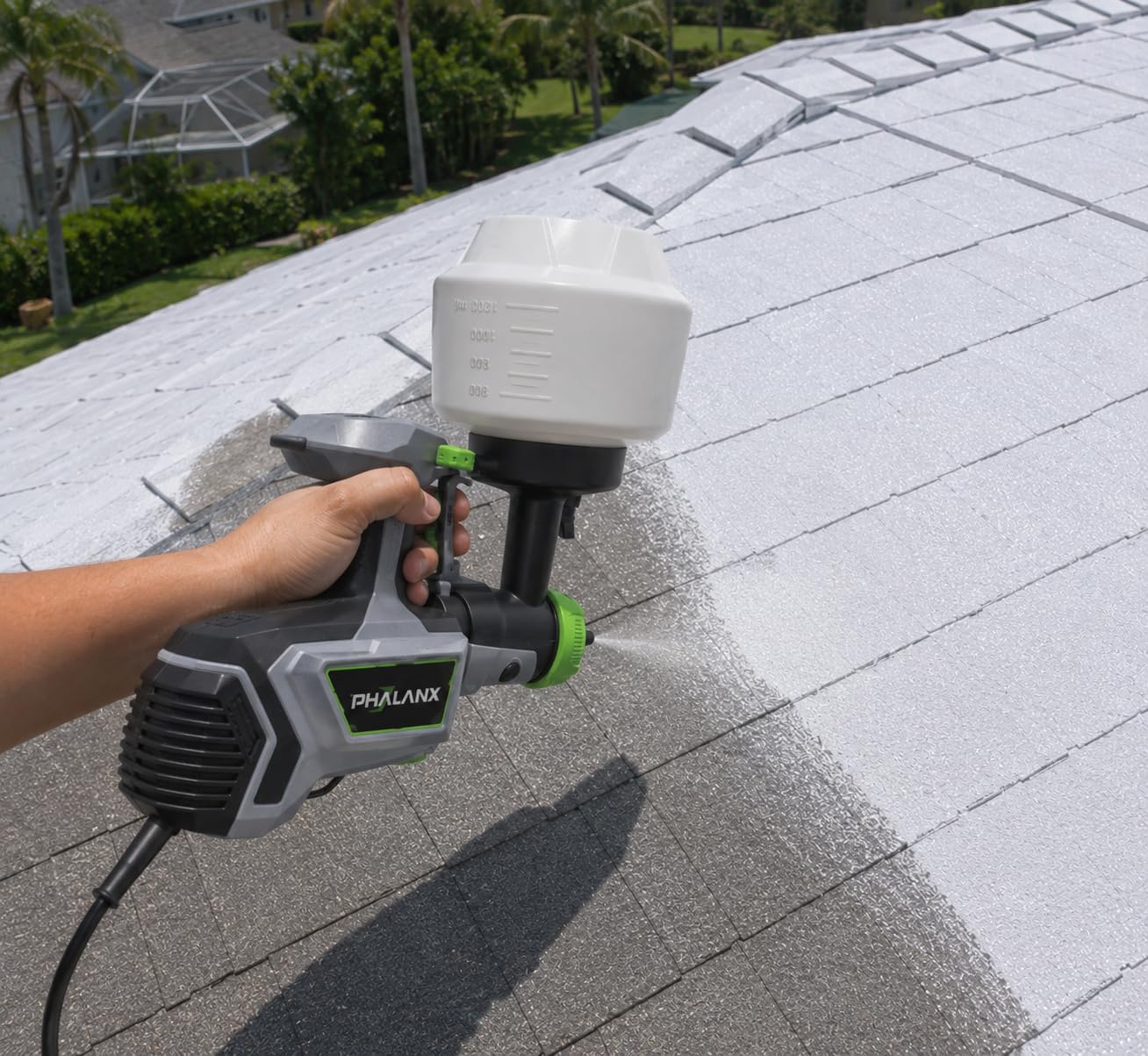 PHALANX Electric HVLP Paint Sprayer for House Cabinets Furniture Fences customer photo 2