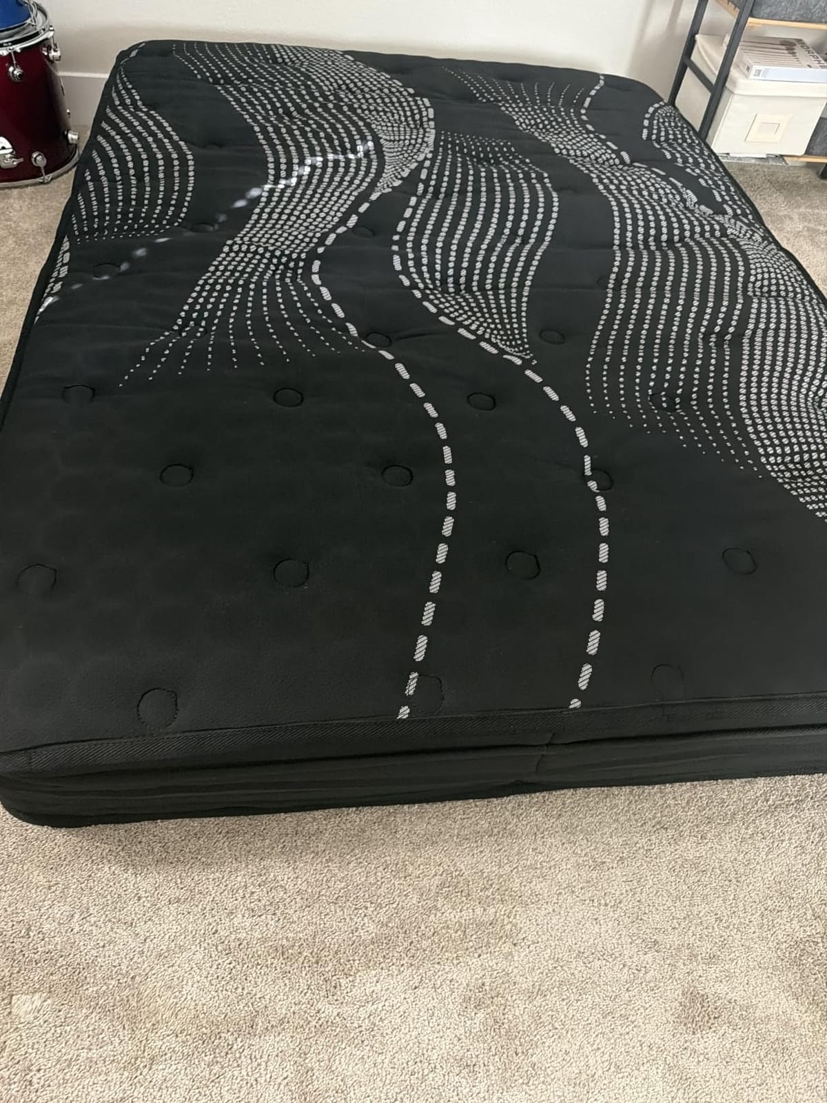 Queen Size Mattress, 12inch Thickness Hybrid Memory Foam Mattress in a Box | Individual Pocket Spring, Pressure Relief for Back Pain, Motion Isolation, Silent Sleep, Medium Firm Comfort, Mattress in a Box customer photo 1