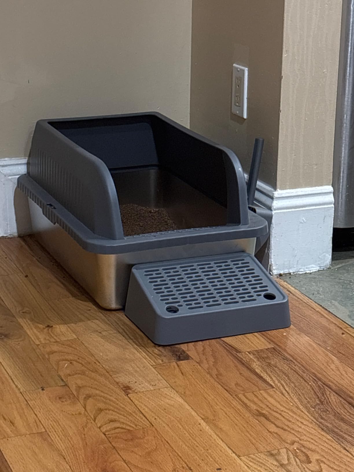 Automatic Dog Door with Timer, Smart Electric Pet Door Anti-Pinch Sensor customer photo 2