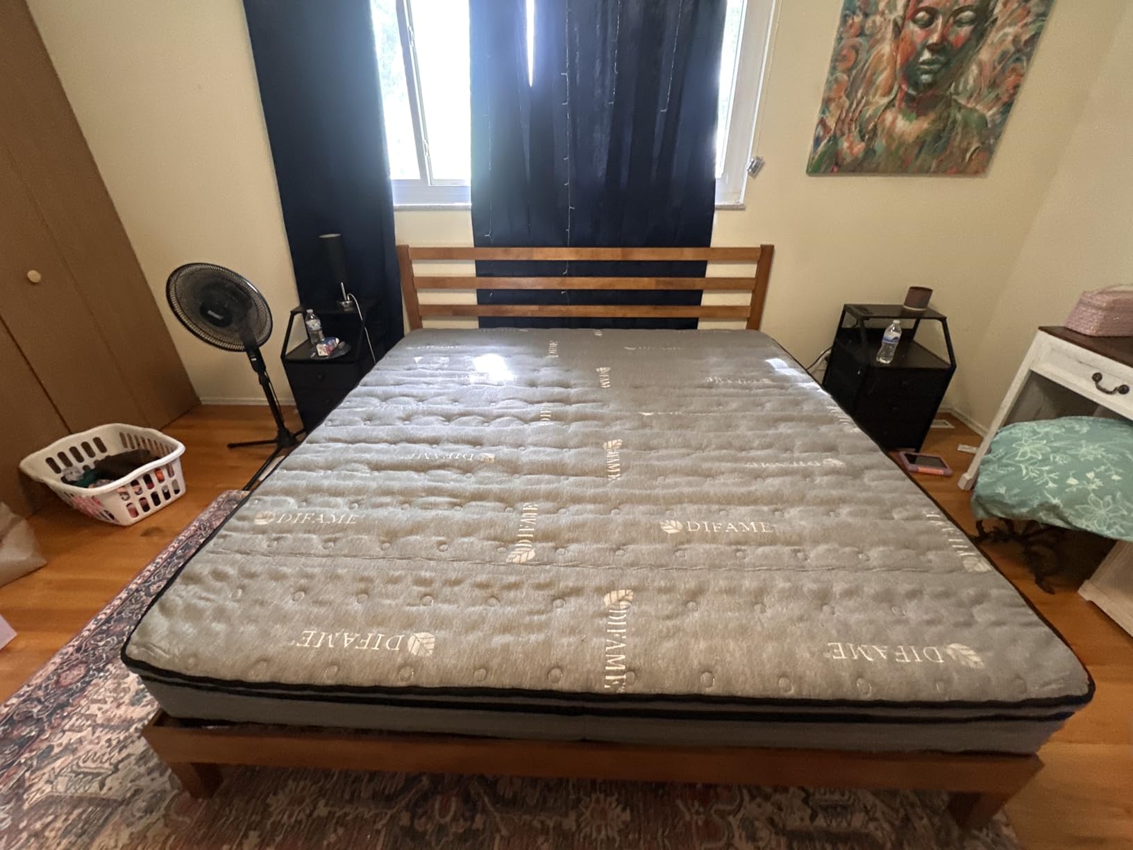 (Luxury Hotel) 18 Inch Hybrid King Size Mattress in a Box, Medium Firm | (2026 Upgraded) Reinforced Edge Support, 7-Zone Support & Pressure Relief, Cooling Sleep, CertiPUR-US, 365-Night Trial customer photo 2