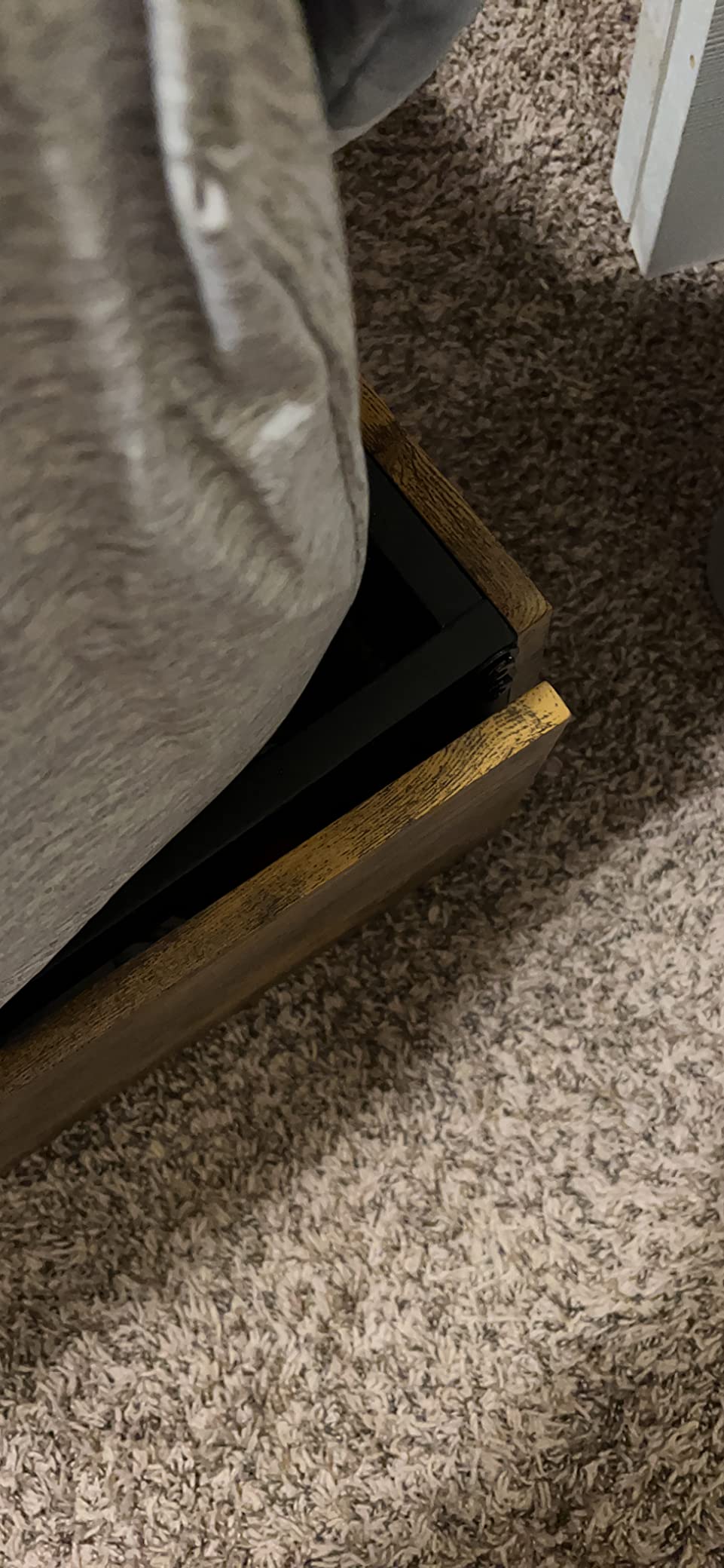 LIKIMIO Queen Bed Frame with 4 Storage Drawers, Black | Queen Size Platform Bed, Heavy Strong Metal Support, Solid Stable, Noise-Free, No Box Spring Needed, Easy Assembly customer photo 1