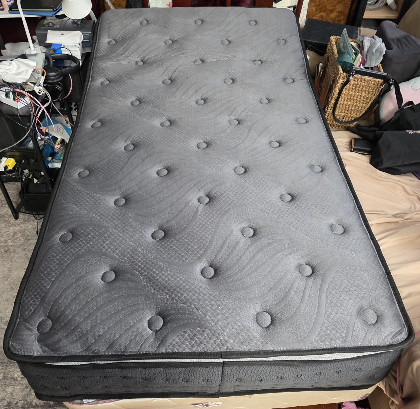 Firm King Size Mattress 14 inch, Cooling Hybrid King Mattress in a Box | Hotel-Collection 5-Zoned Support for Spinal Alignment & Back Pain Relief, Fiberglass-Free & CertiPUR-US, 365-Night Trial customer photo 2