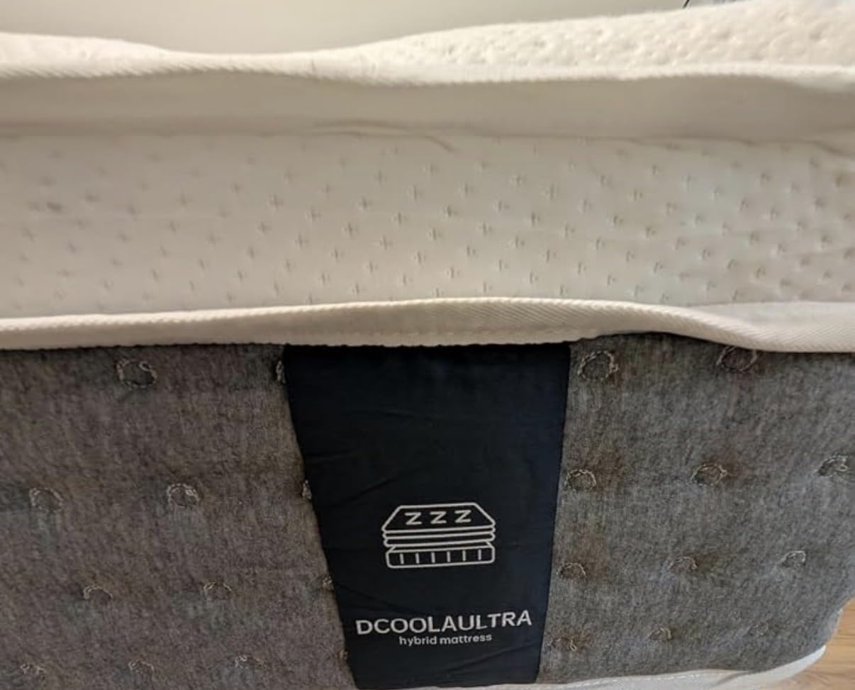 King Size Mattress, 14 Inch Hybrid Mattress with Memory Foam and Individual Pocket Springs customer photo 2