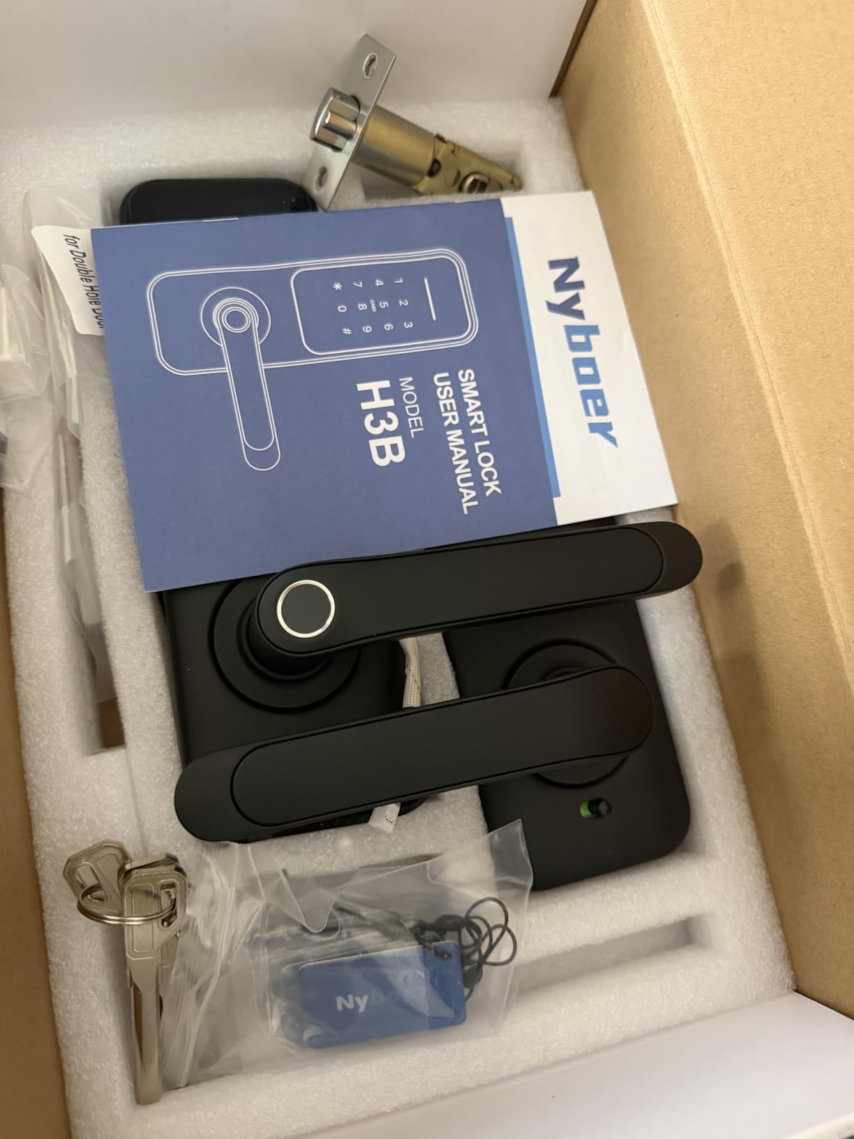 WiFi Video Smart Keypad Door Lock with Camera and Doorbell, Keyless Entry customer photo 2
