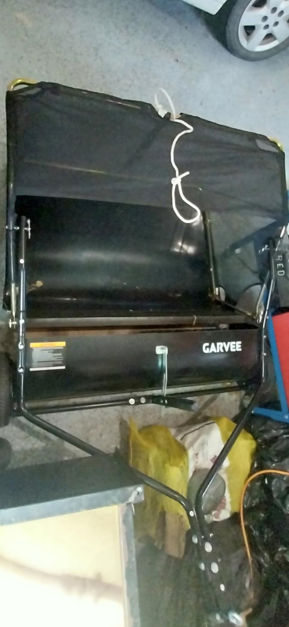 Garvee 52 in Tow-Behind Lawn Sweeper, High Hopper, Orange customer photo 1
