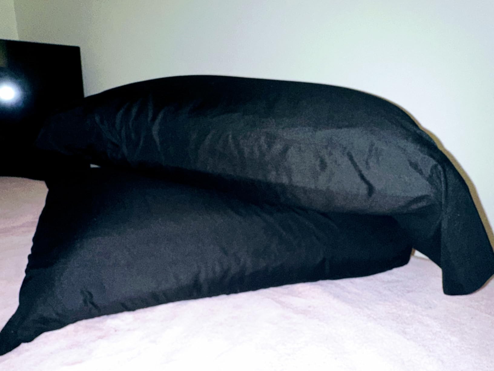 Canadian White Goose Down Pillows Pack of 1, 1450+ Fill Power Soft, 80% Goose Down and 20% Goose Feathers, 100% Cotton Shell Down Pillow for Hotel Bed Pillow, Queen Size customer photo 2