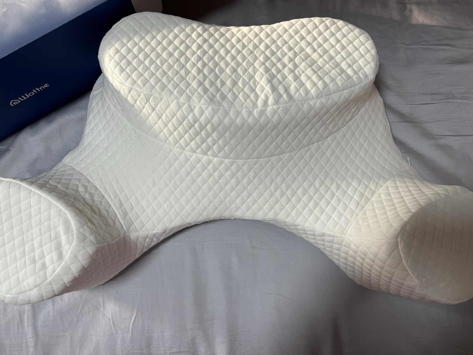 Side Sleeper Pillows with Arm Holes, Neck Support & Rotator Cuff Pain Relief | Memory Foam Shoulder Pillow for Side Sleepers, 2PCS Pillowcase, Ergonomic Knee, Leg, Arm Pillow for Adults (Patent Pending) customer photo 2