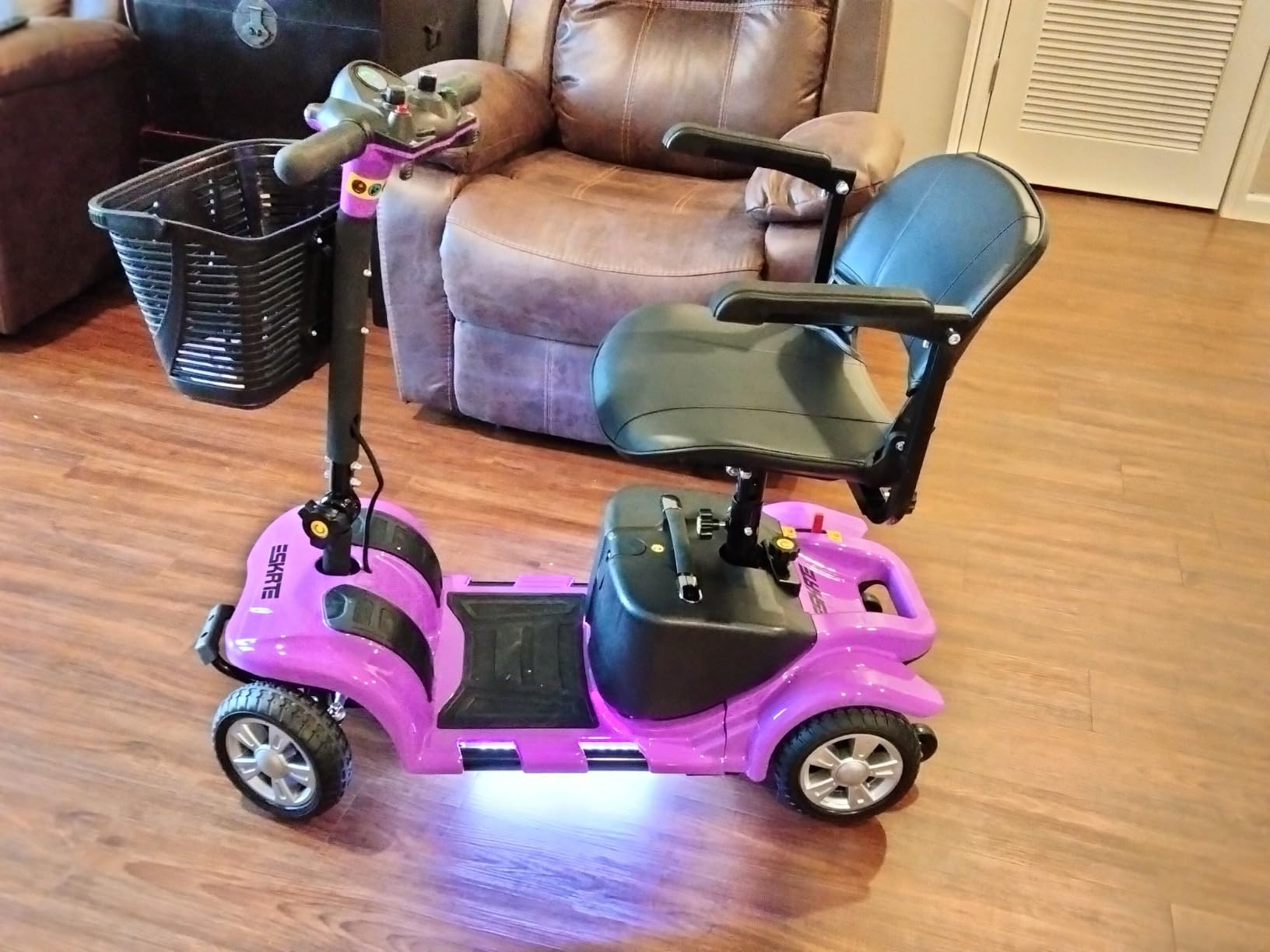 Mobility Scooter for Adults & Senior, Foldable 4 Wheels Electric Scooter customer photo 1