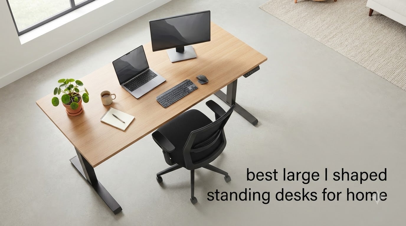 best large l shaped standing desks for home