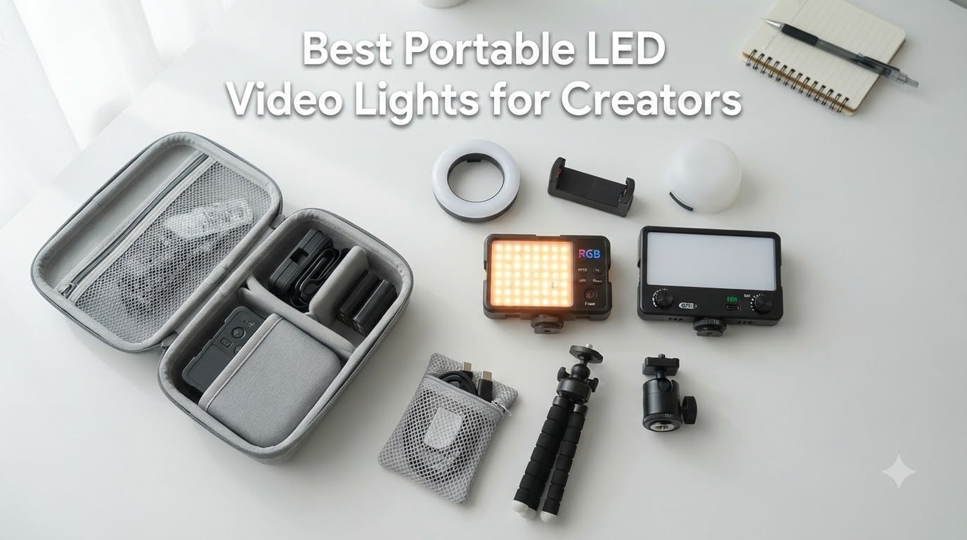 Best Portable LED Video Lights for Creators