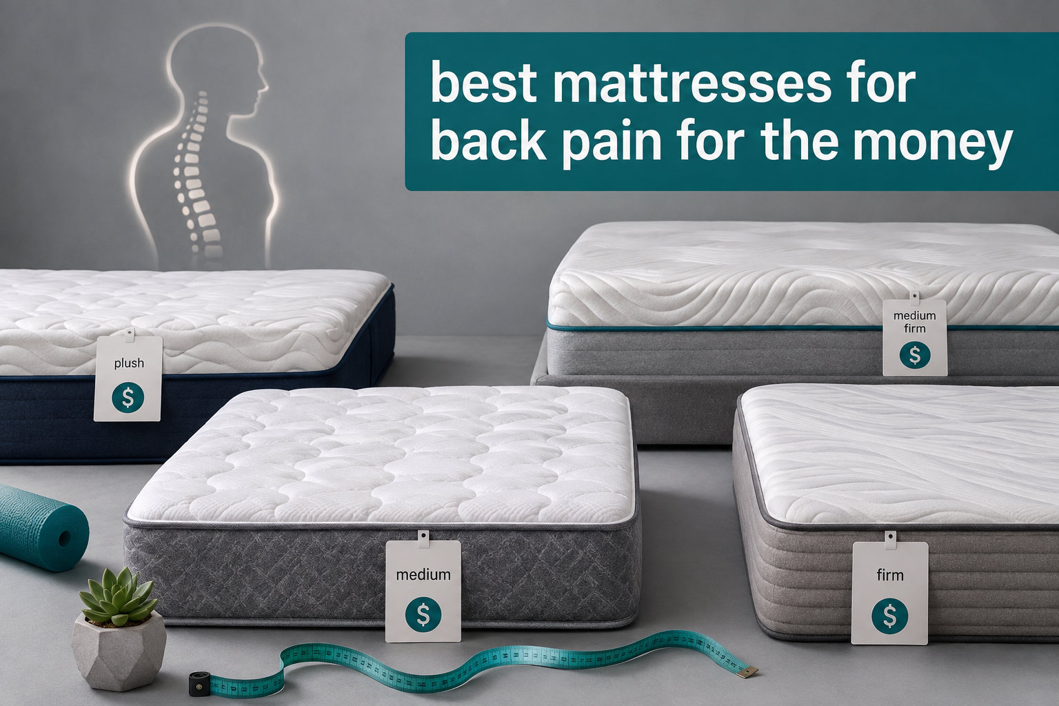 best mattresses for back pain for the money